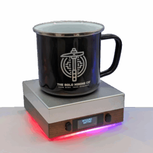GekkoScience "Mein Coffee" Bitcoin Mining Coffee Warmer & Mug