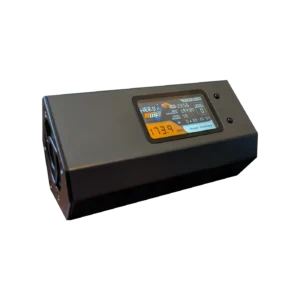 NerdNos Metal Edition Bitcoin miner in midnight grey metal enclosure with front display, desk-friendly silent home mining device