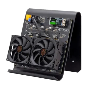 NerdOctaxe Gamma Bitcoin miner – 9.6 TH/s home BTC miner with PSU and metal stand