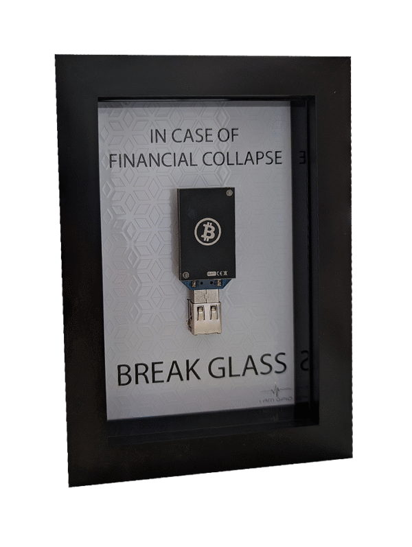 An Original 'I Am GPIO' Bitcoin Art Piece.