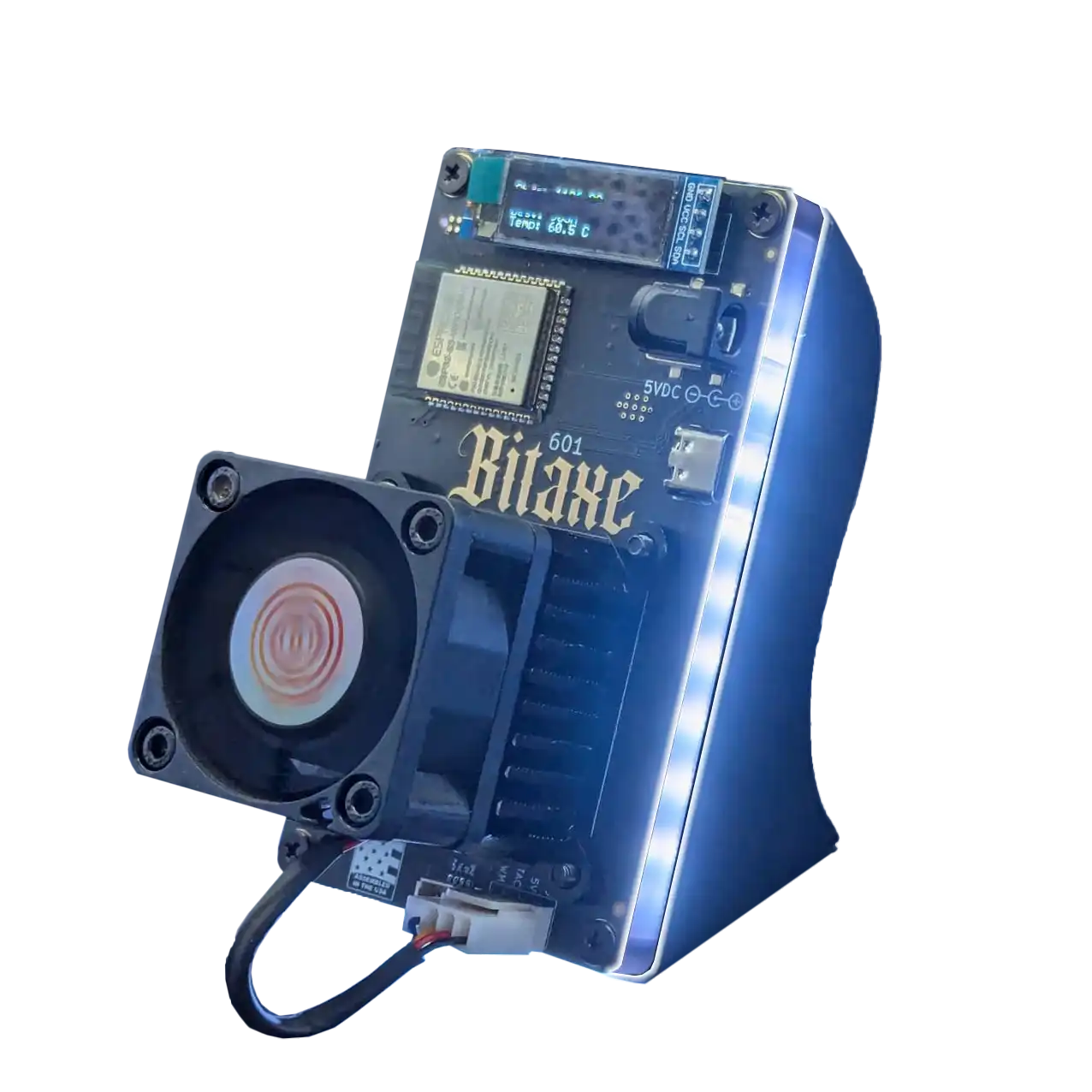 BM1370 ASIC Miner Bitaxe Gamma 601 Bitcoin Miner - 1.2TH/S Solo Miner With  WiFi 1.2TH/s Bitcoin Mining